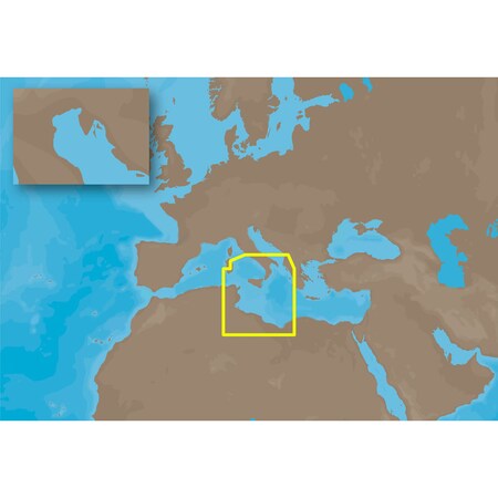 C-Map NT+ EM-C095 - Low Tyrrhenian Tunisia Libia - C-Card EM-C095C-CARD